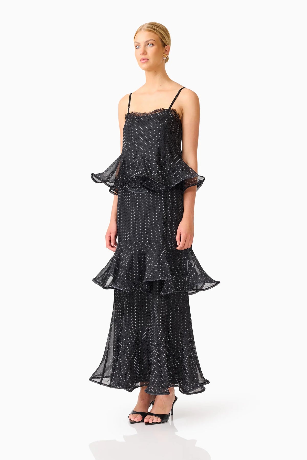 Bellini Square Neck Maxi Dress