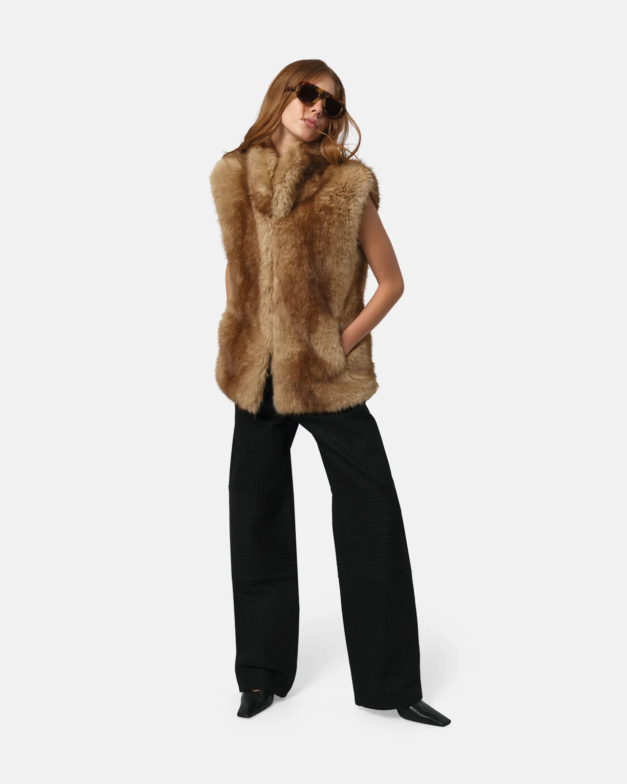 APPARIS Laila Mink Vest