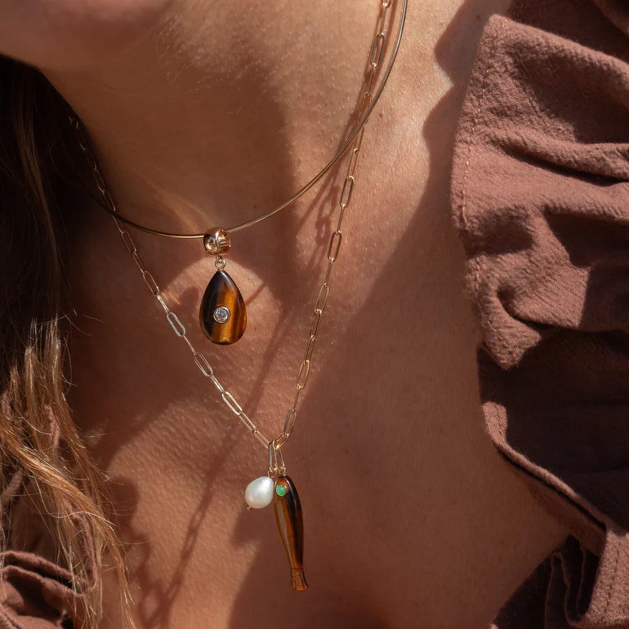 Fortuna Tiger Eye Charm