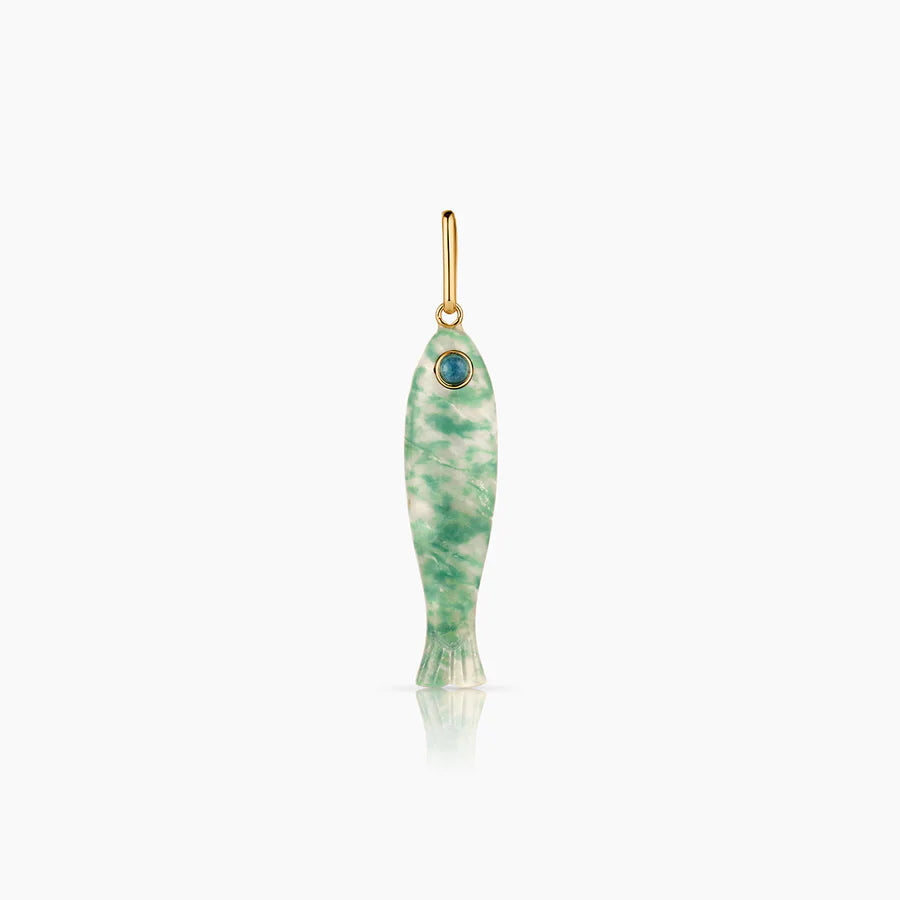 Fortuna Green Dot Charm