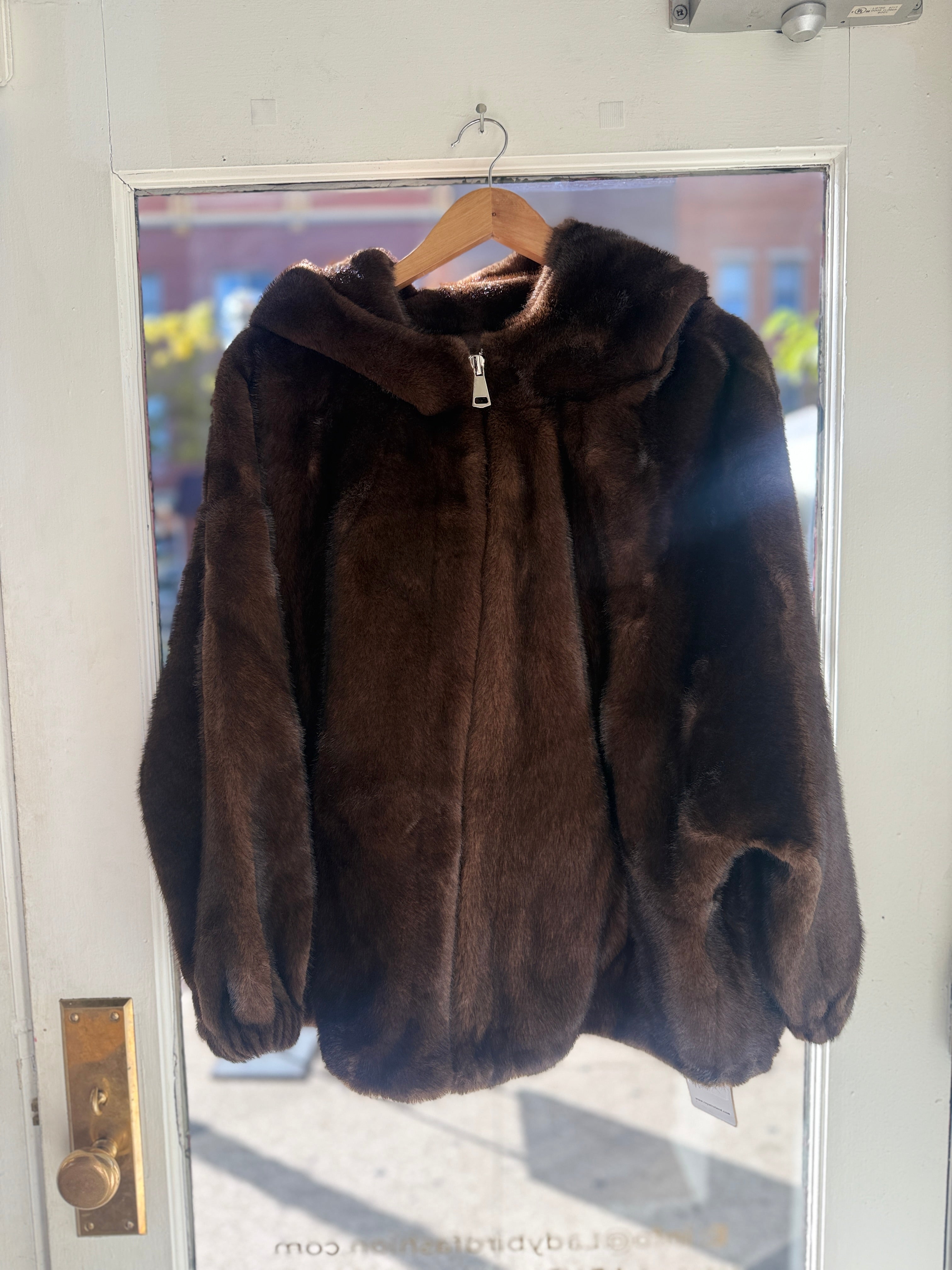 Allison Faux Fur Hoodie