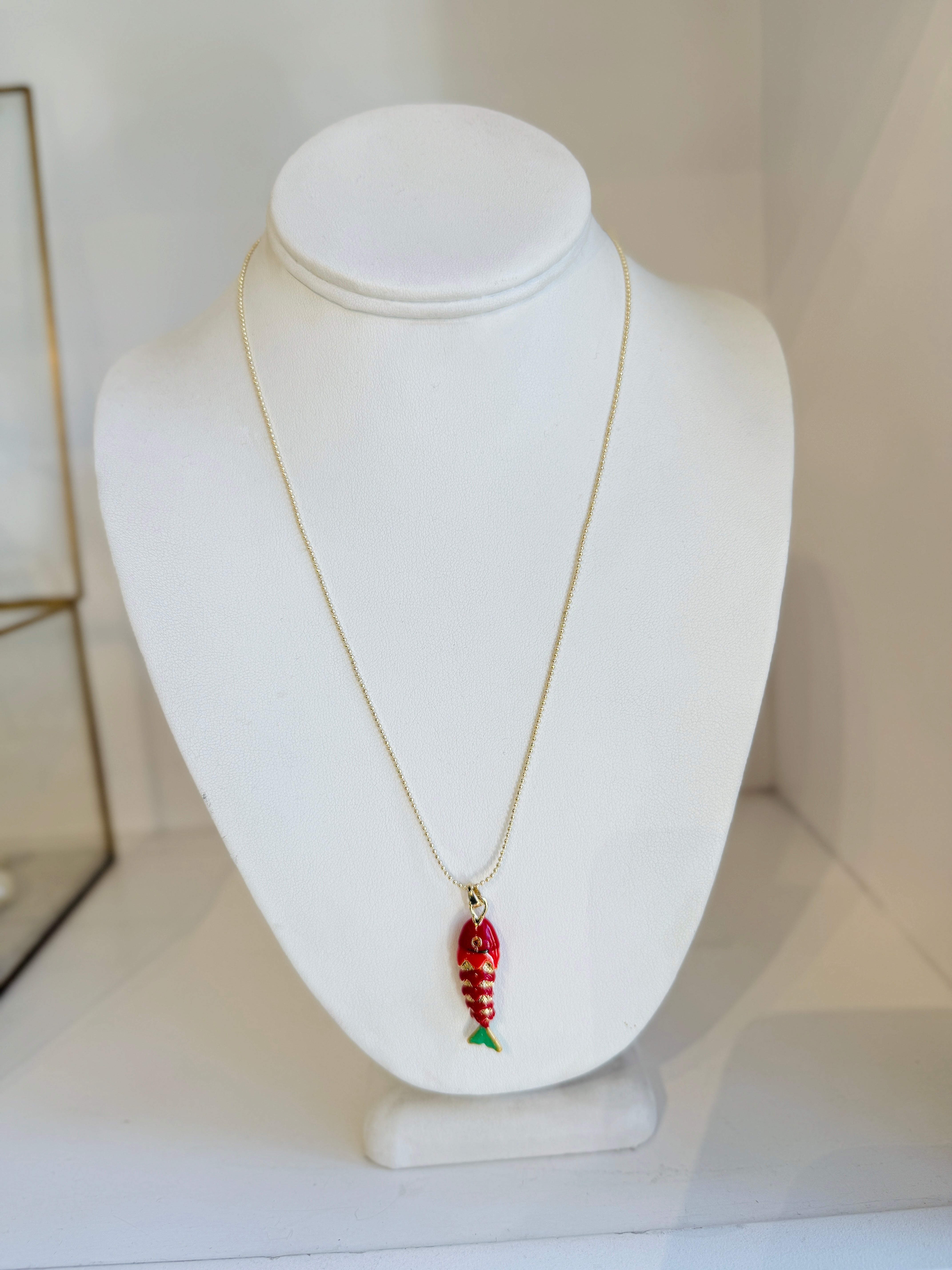 Fish Charm Necklace