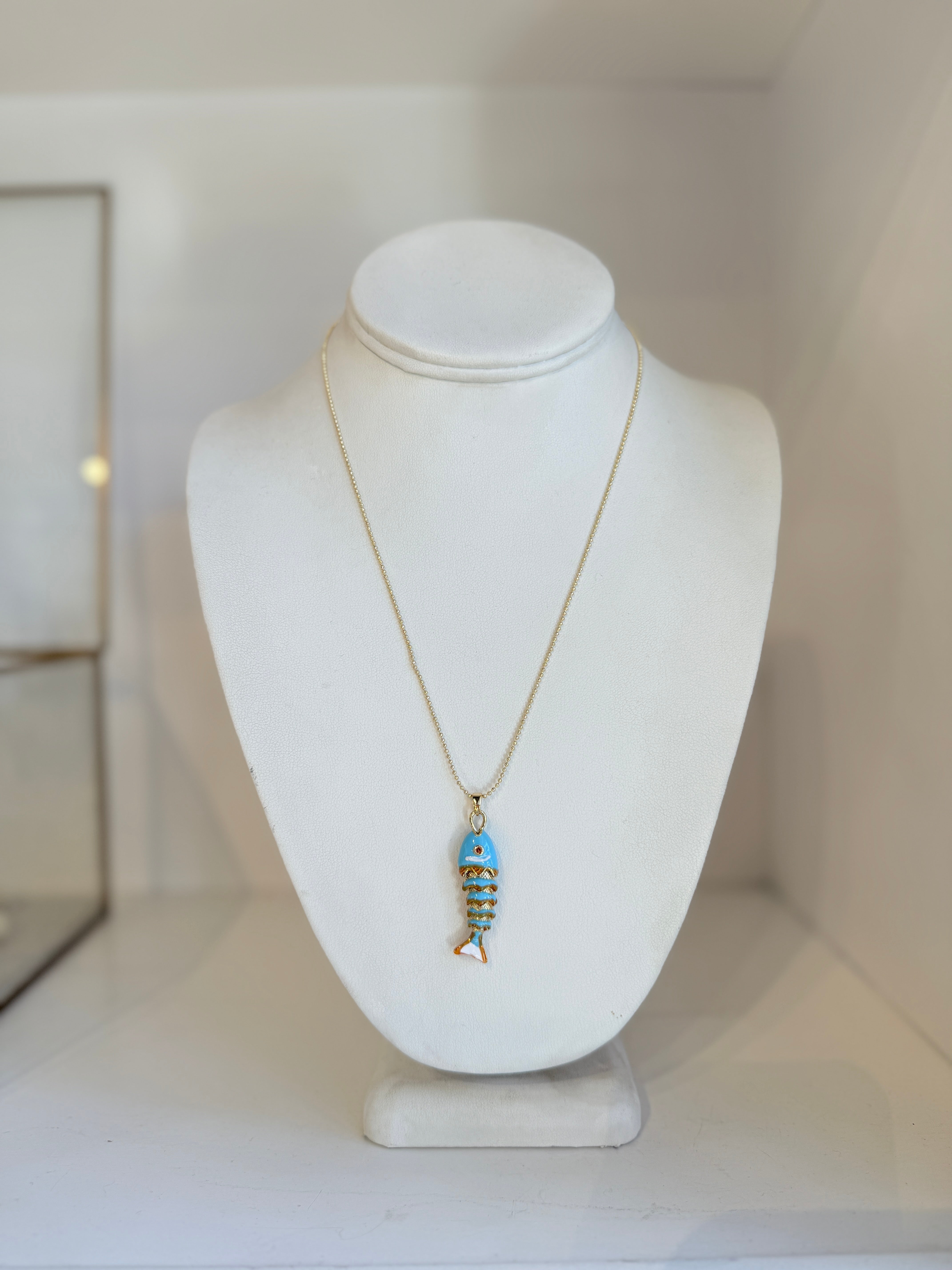 Fish Charm Necklace