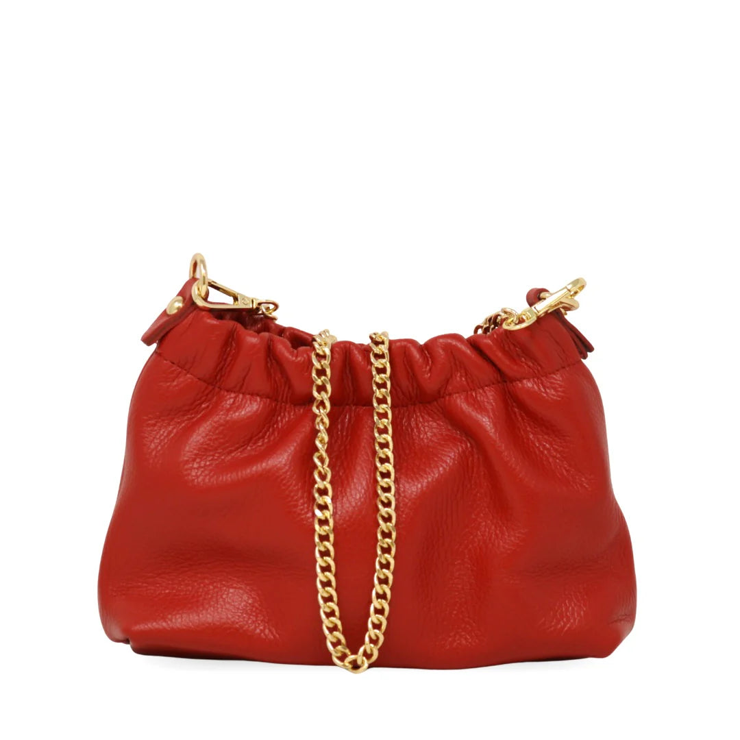 Anna Italian Leather Clutch