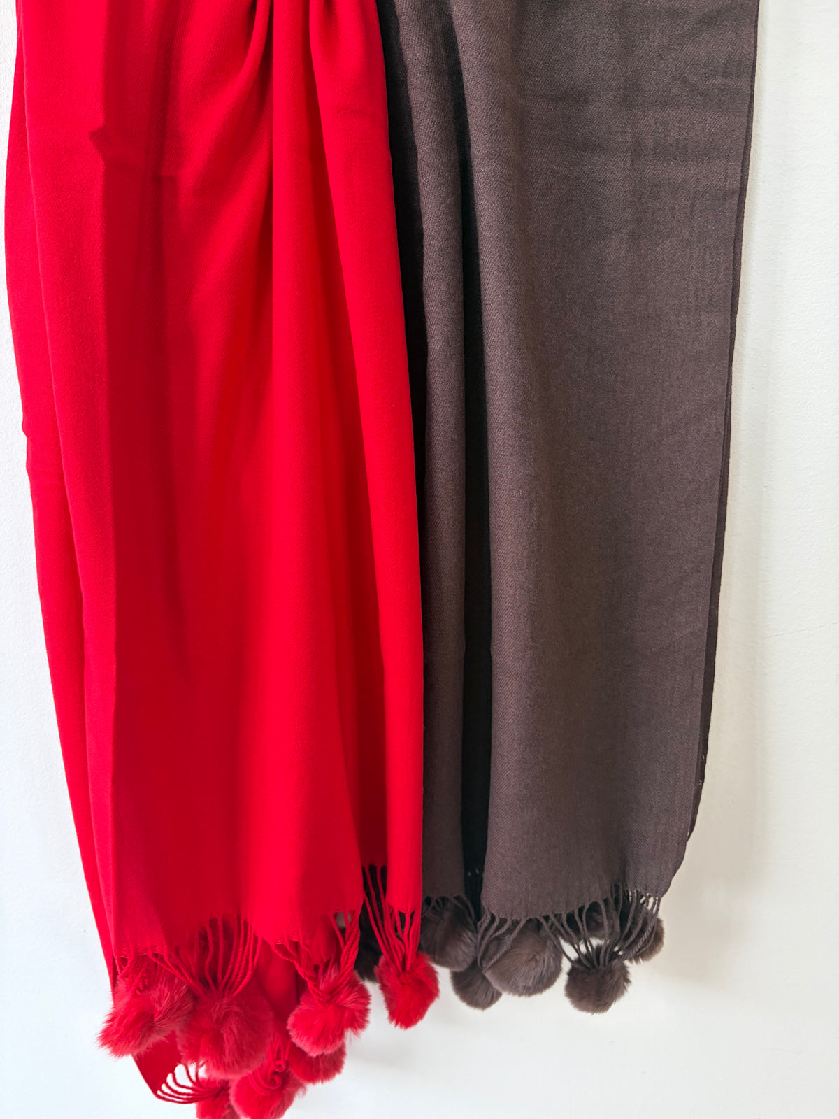 Cashmere & Rex Pom Wrap