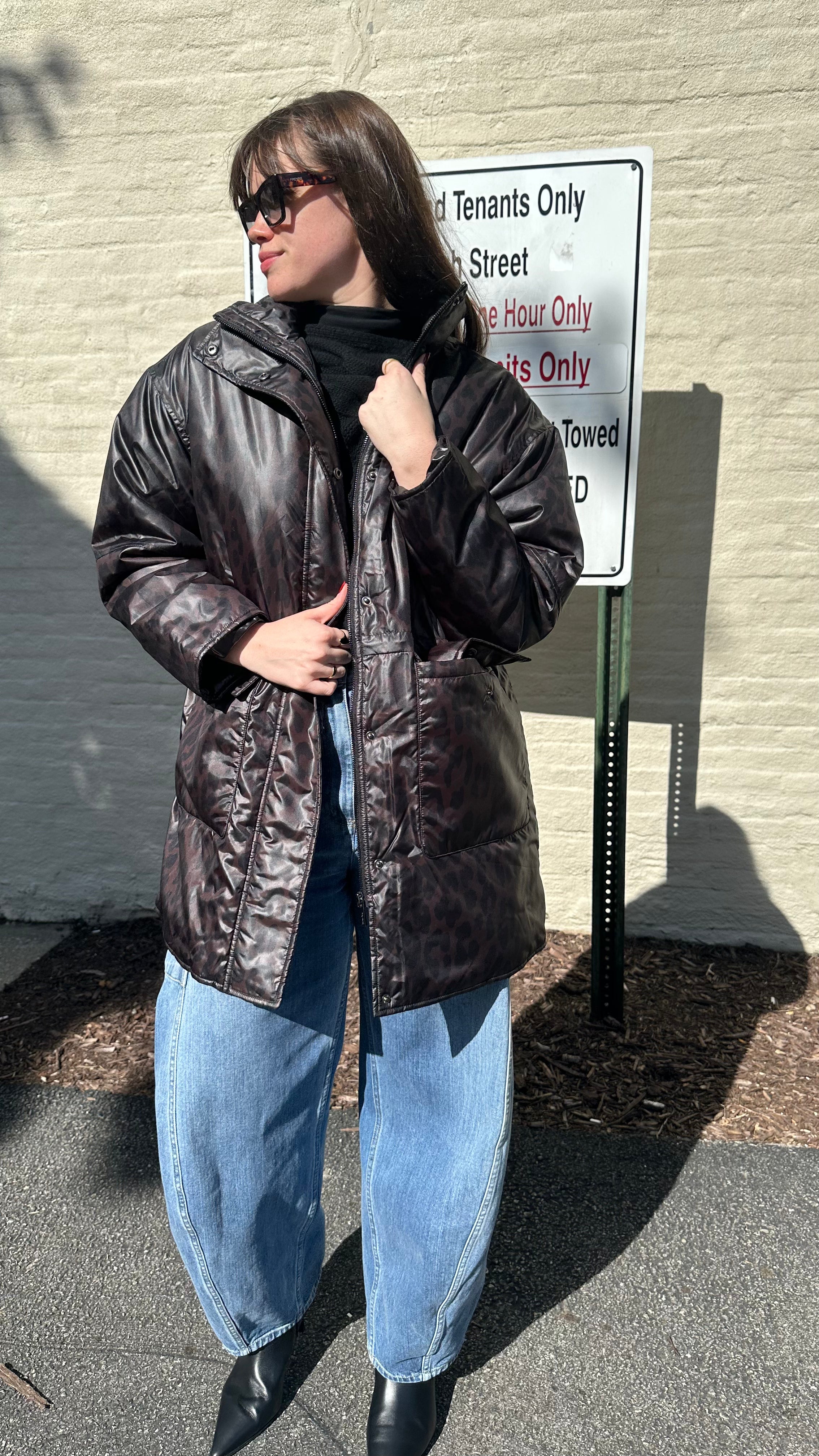 Blouson Long Leopard