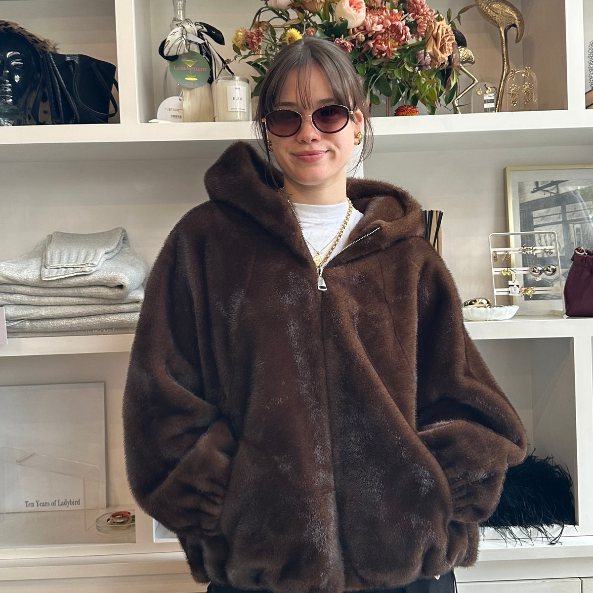 Allison Faux Fur Hoodie