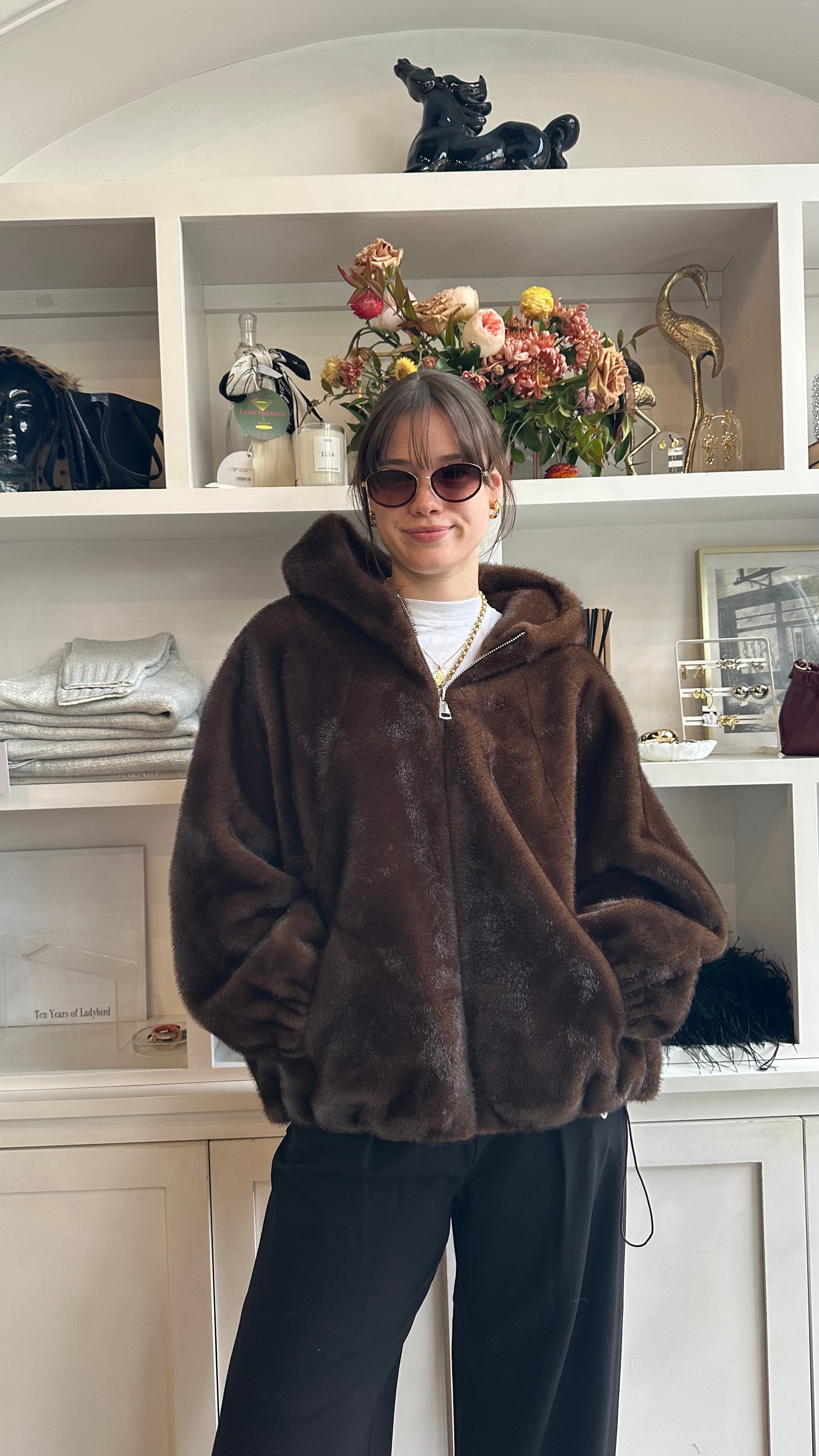 Allison Faux Fur Hoodie