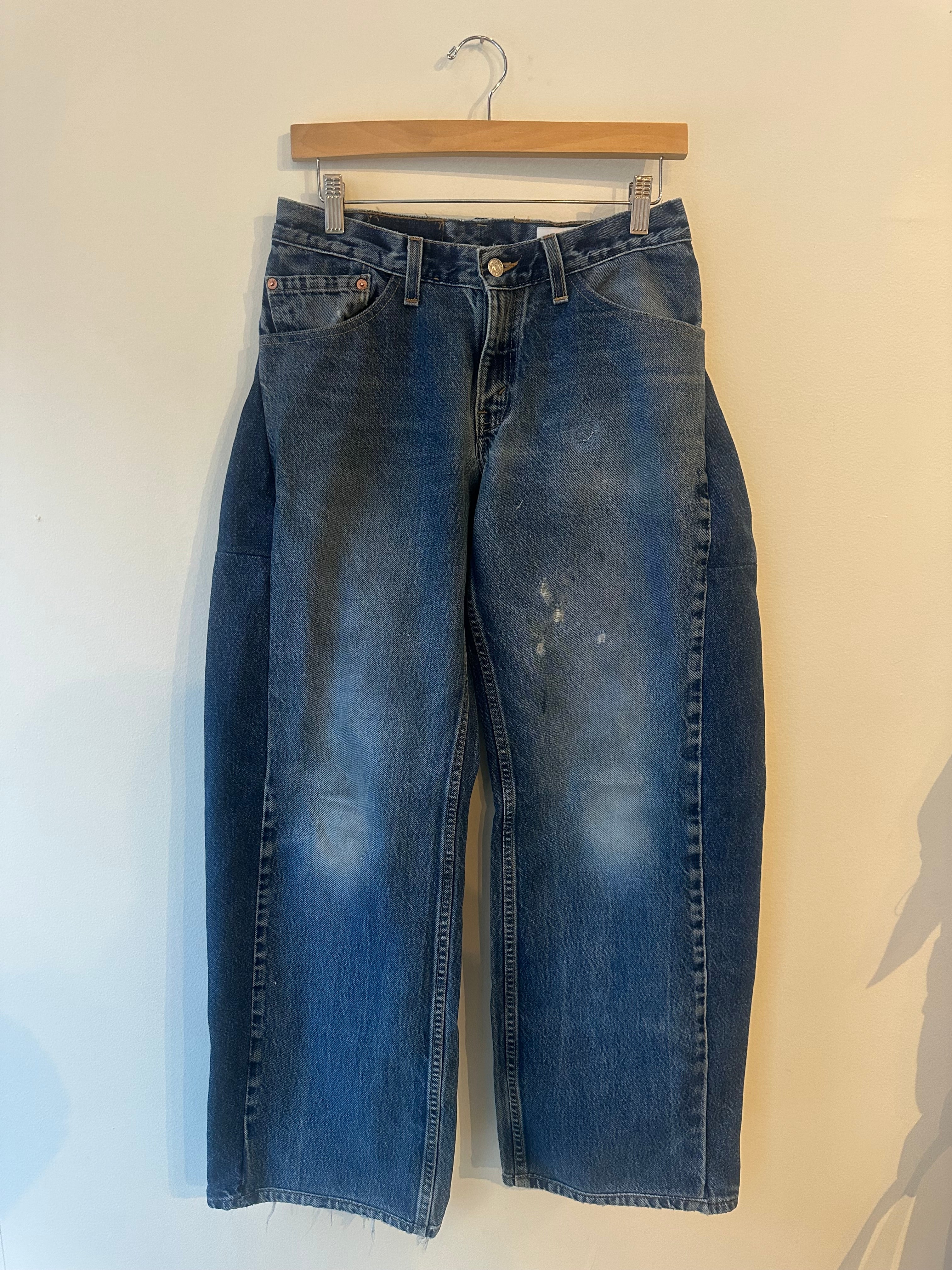 Low Rise Barrel Jean