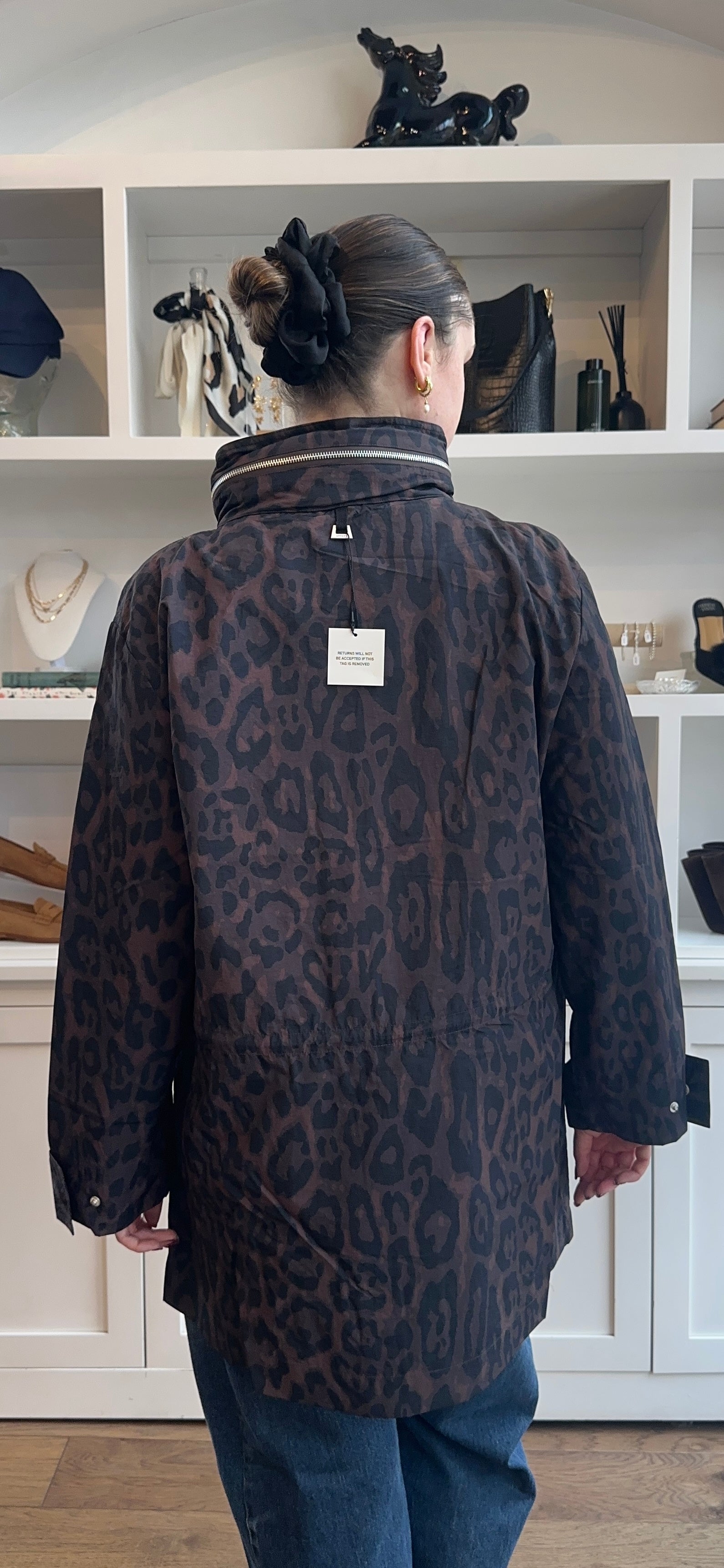 Bea Leopard Rain Jacket