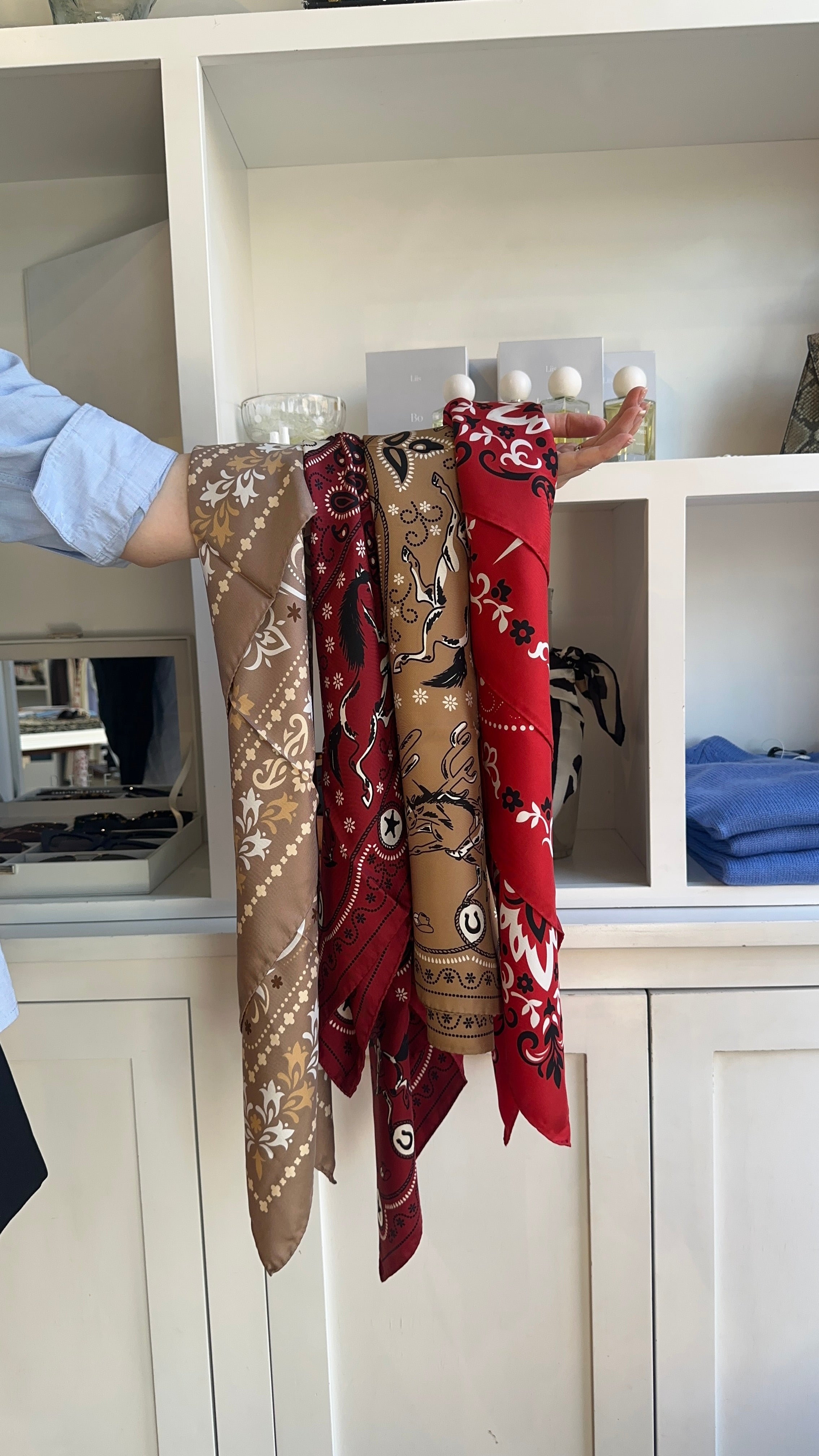 Far West Silk Scarf