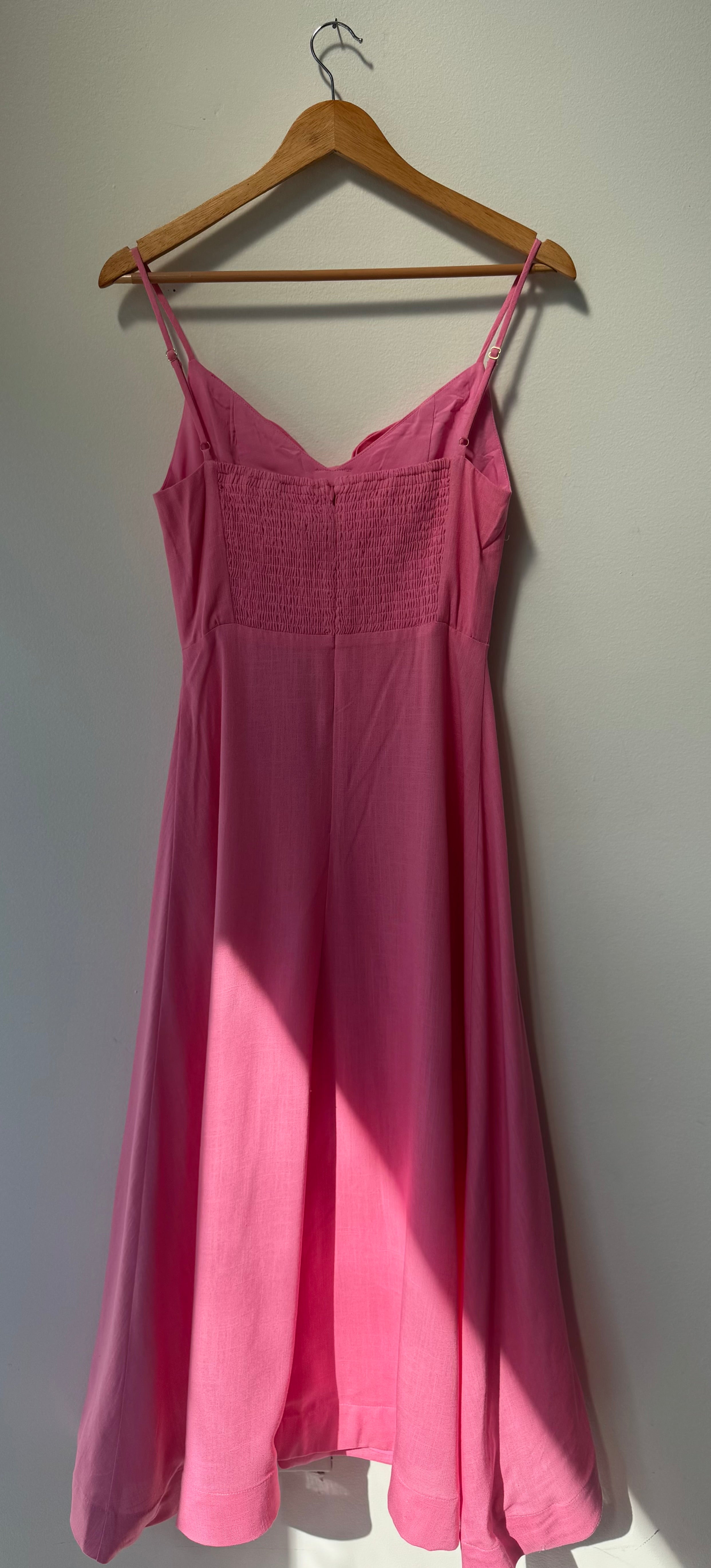Miri V-Neck Bow Midi Dress