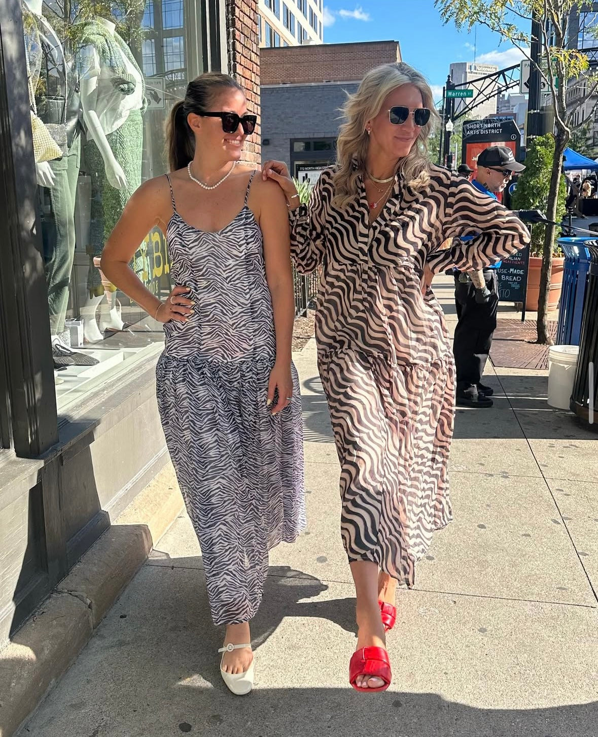 Cameron Zebra Midi Dress