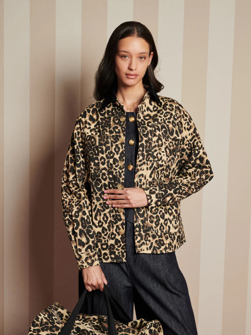 Conrad Leopard Worker Jacket