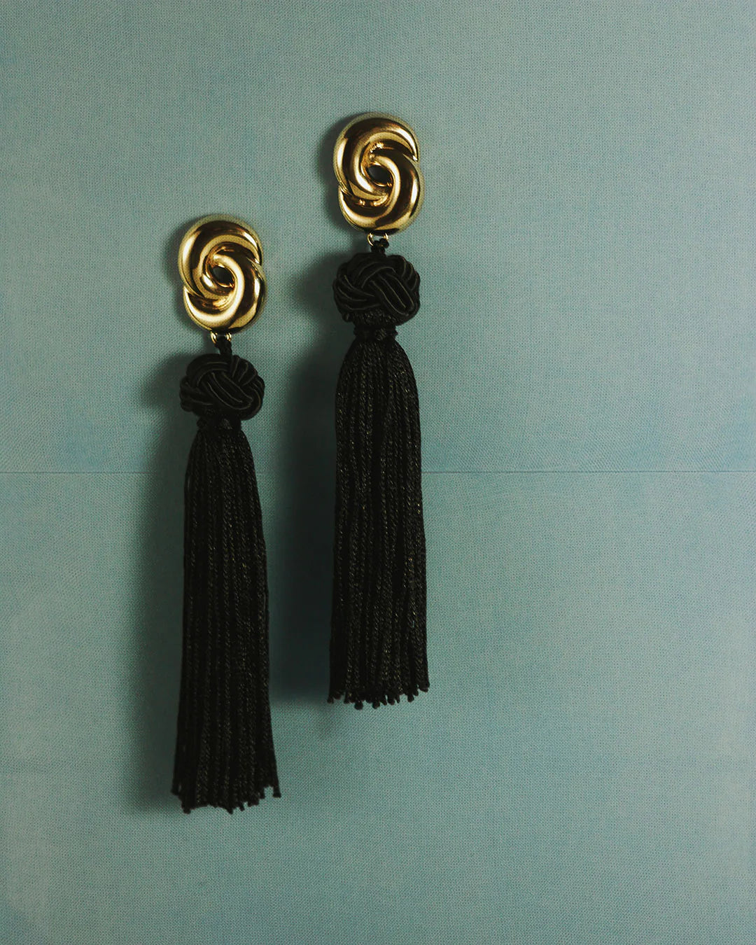 Solstice Knot Tassle Earrings