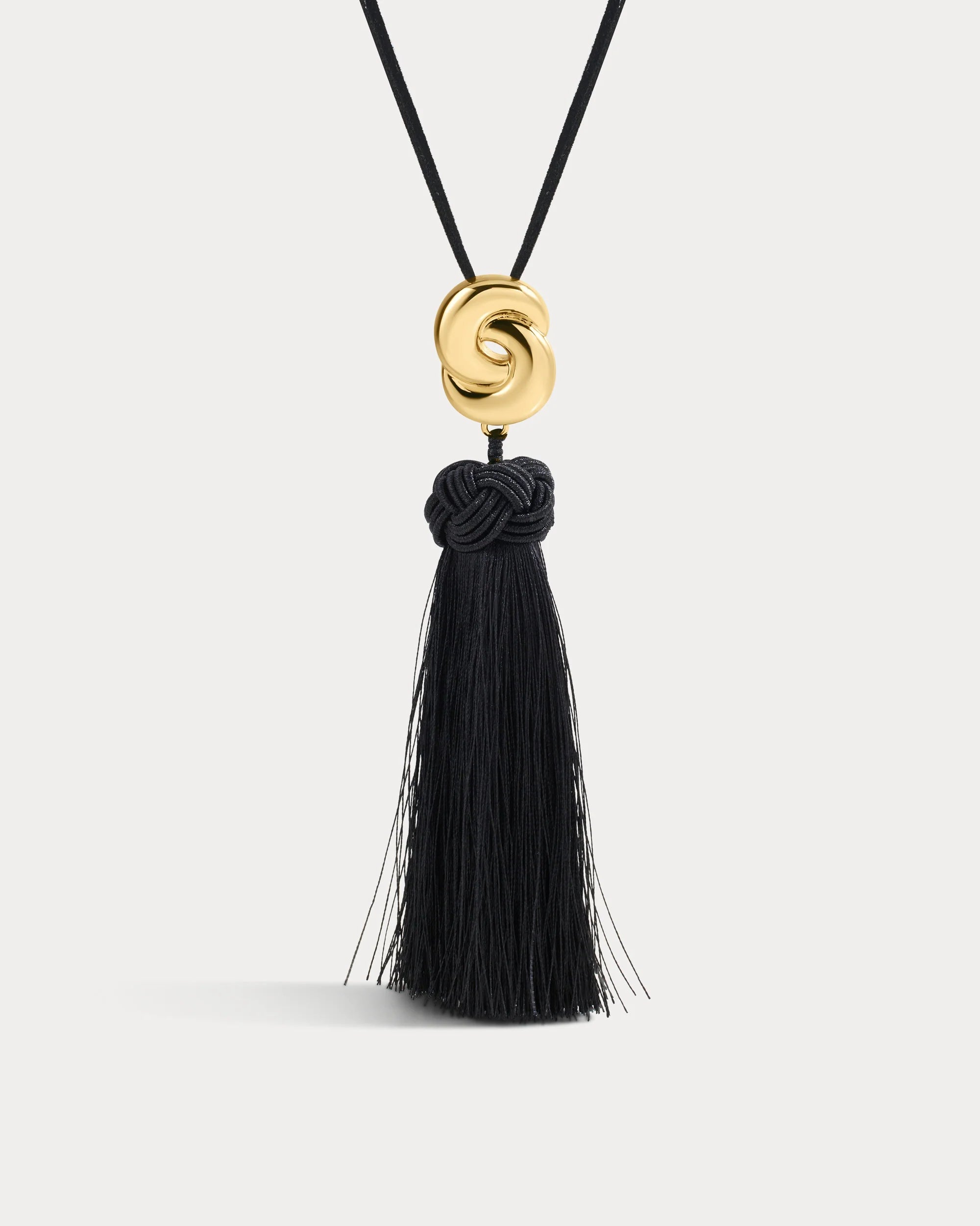Solstice Knot Tassel Necklace