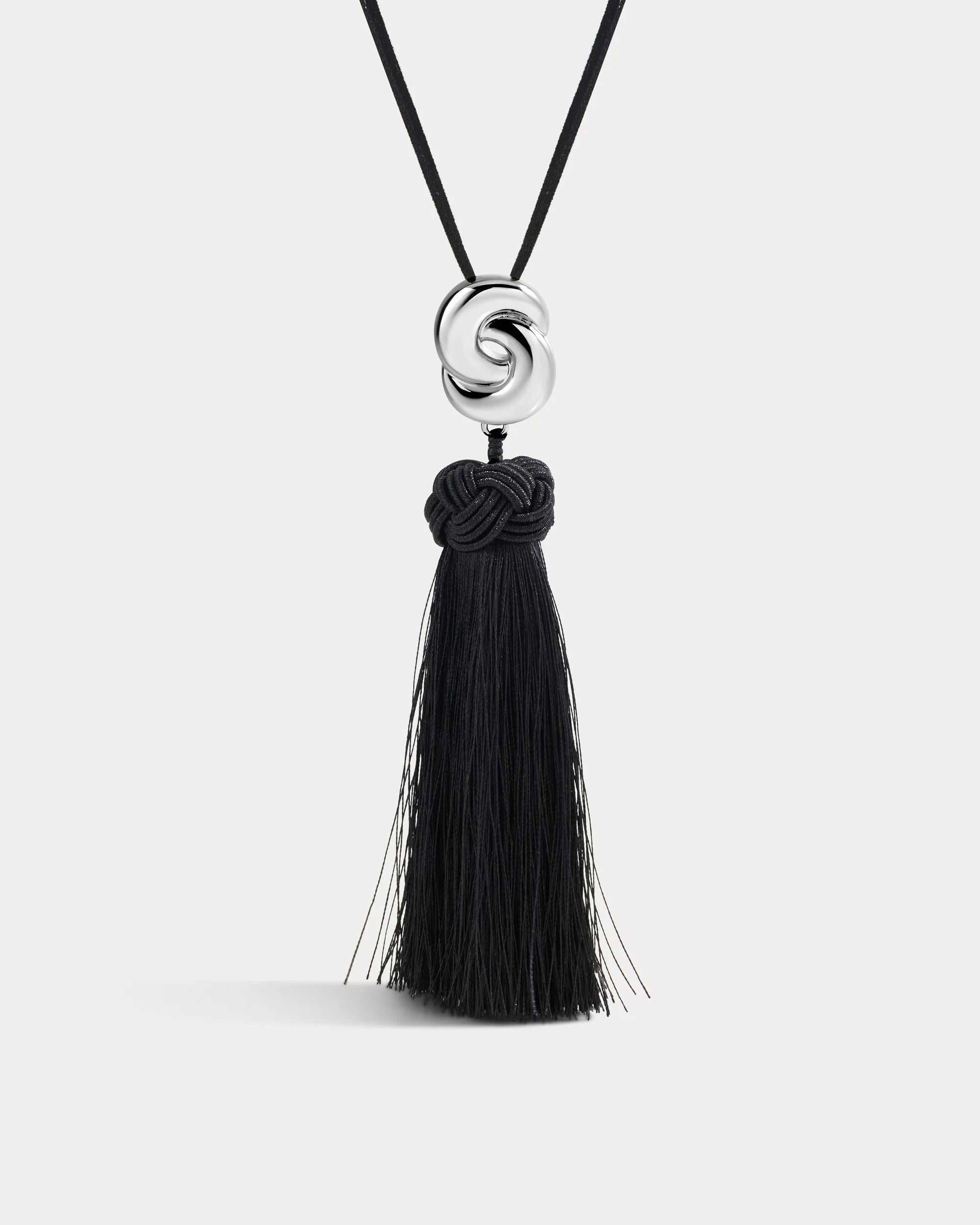 Solstice Knot Tassel Necklace