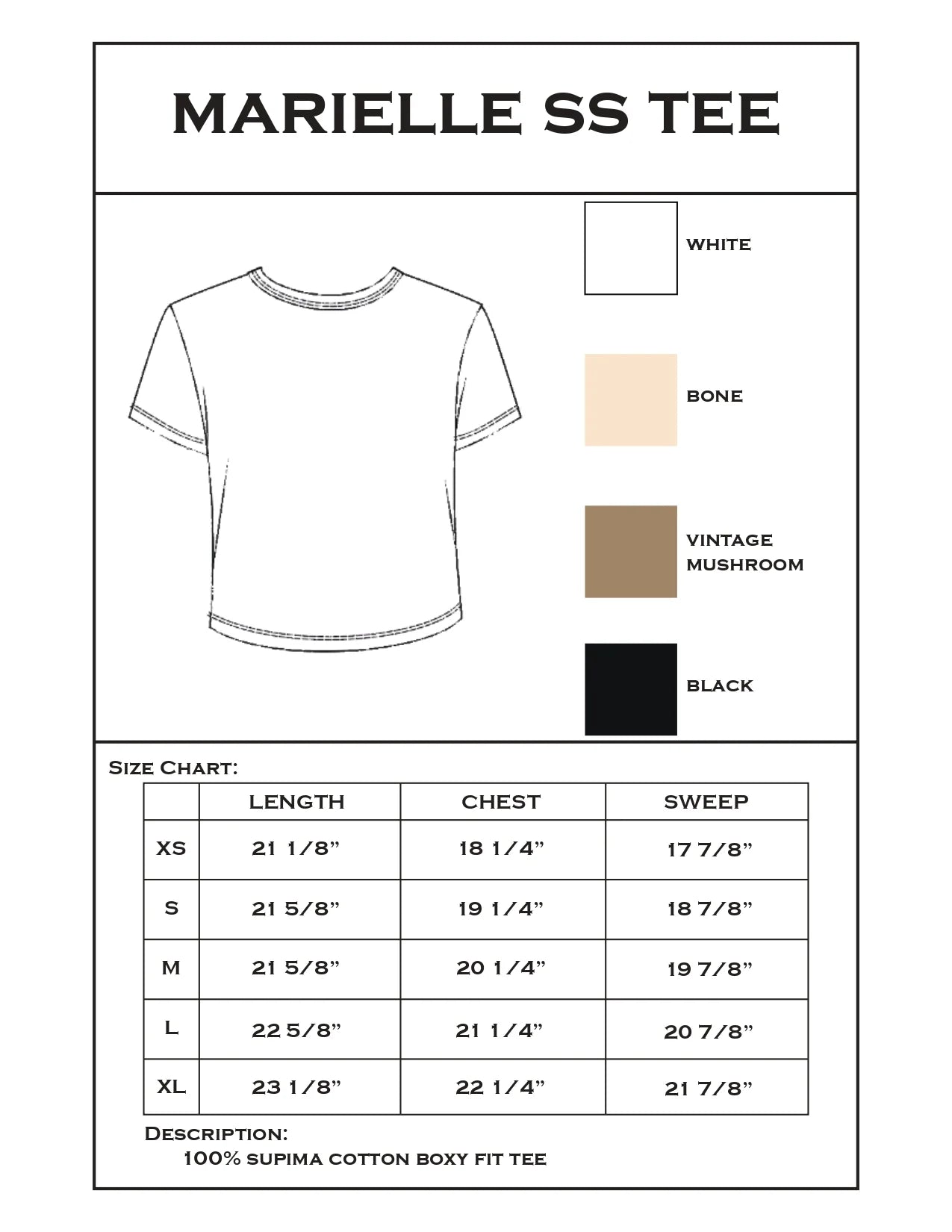 Marielle Boxy Tee