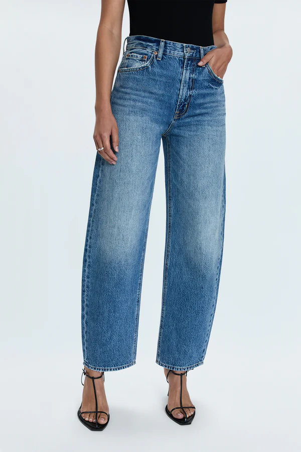 Wes High-Rise Barrel Jean