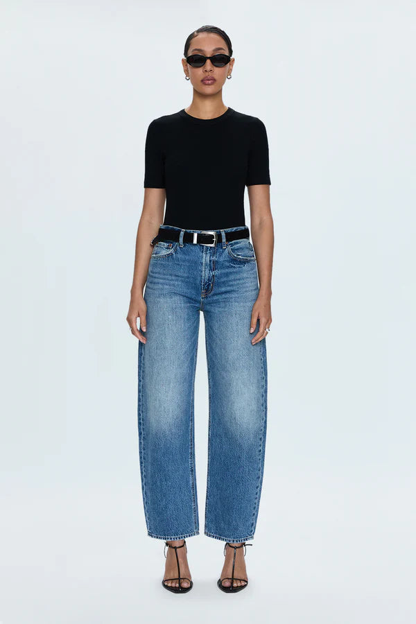 Wes High-Rise Barrel Jean