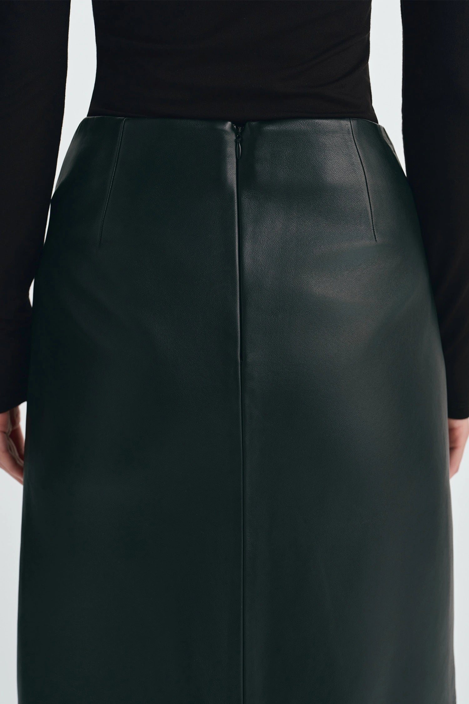 Anais Leather Skirt