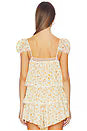 Lace Trim Babydoll Top