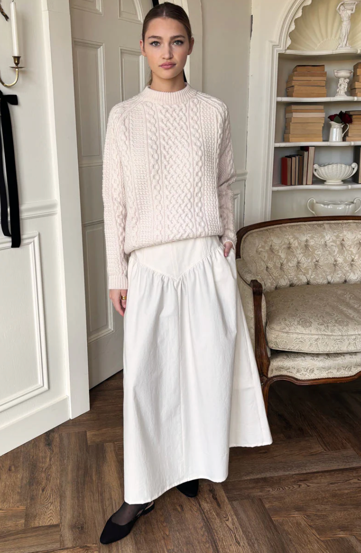 A Line Maxi Skirt