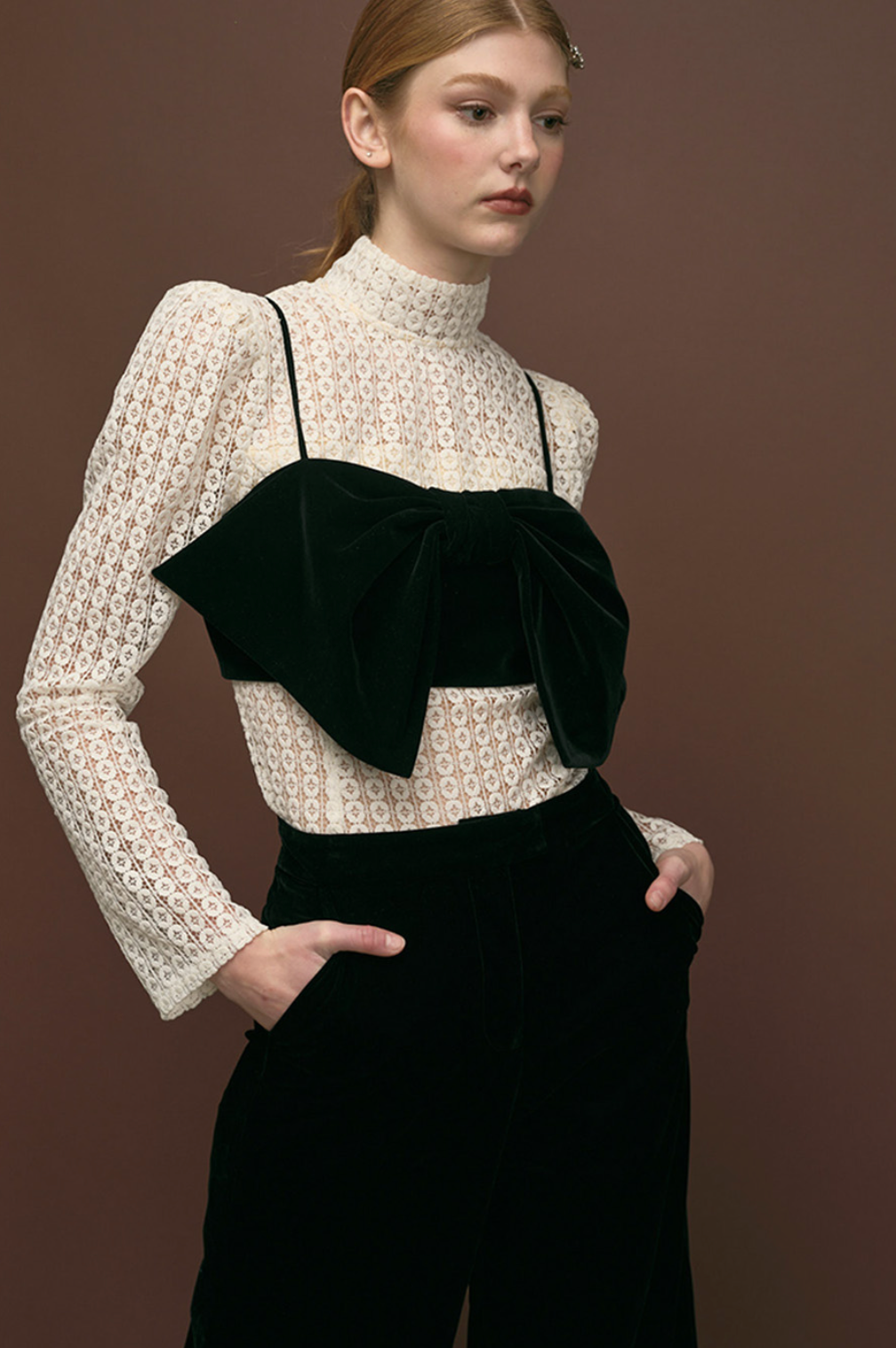 Mindy Bow Crop Top