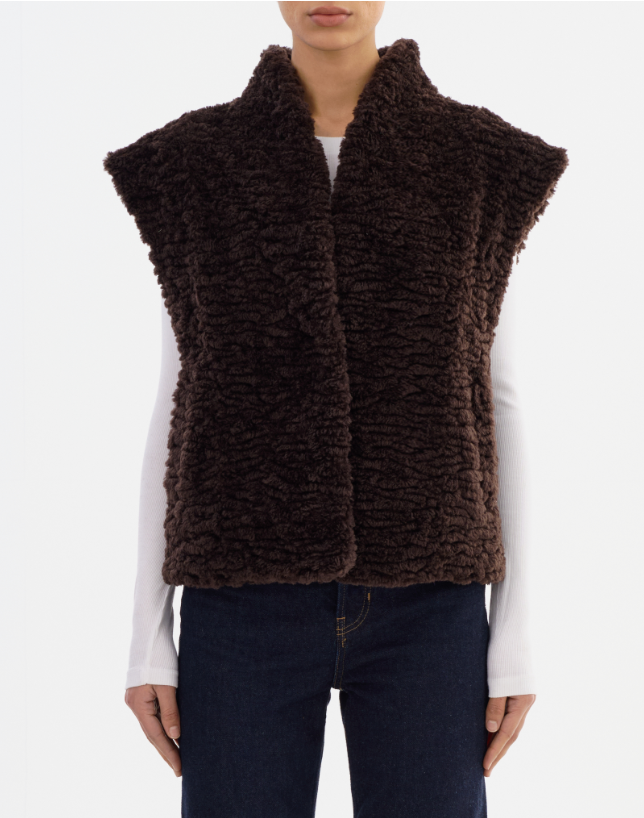 Dua Reversible Faux Fur Vest