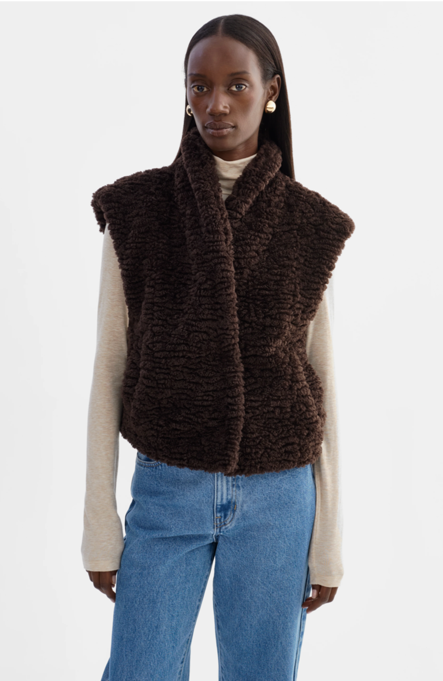 Dua Reversible Faux Fur Vest