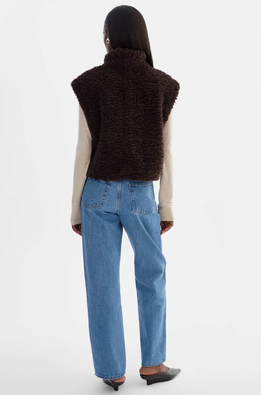 Dua Reversible Faux Fur Vest