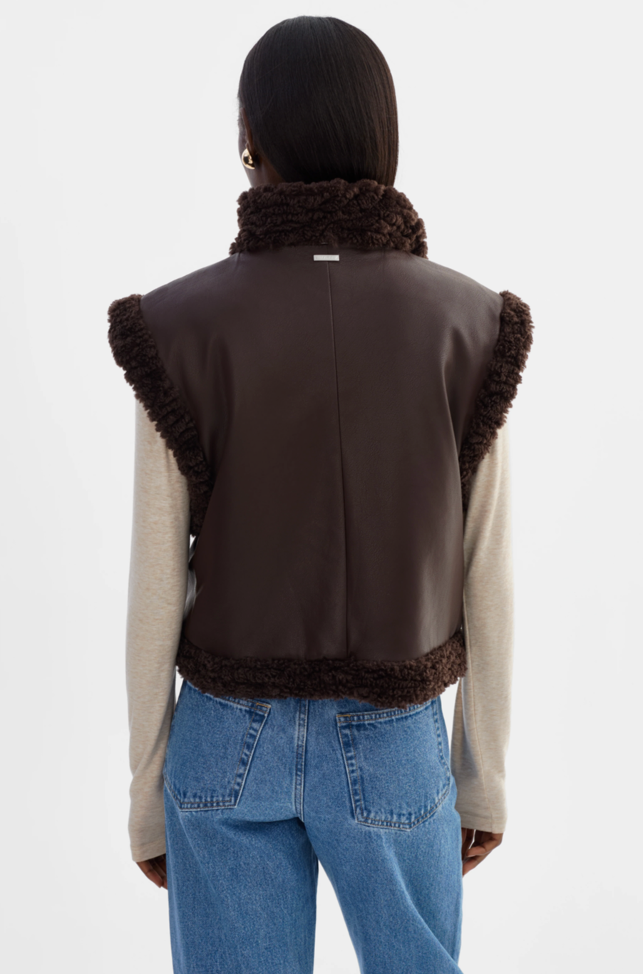 Dua Reversible Faux Fur Vest