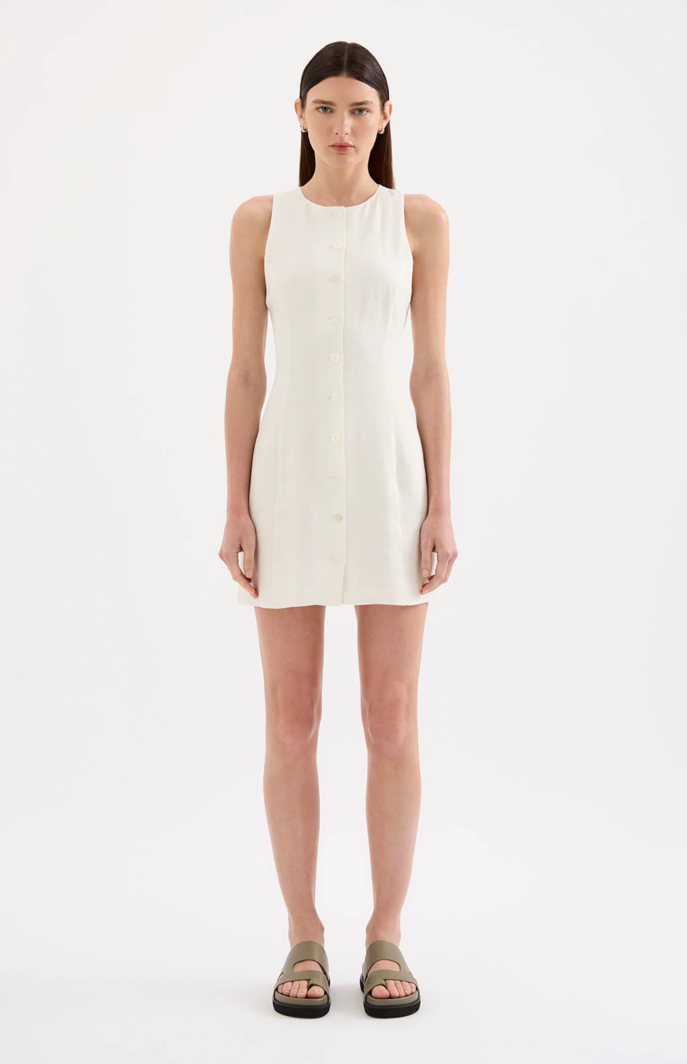 Mazi Linen Mini Dress