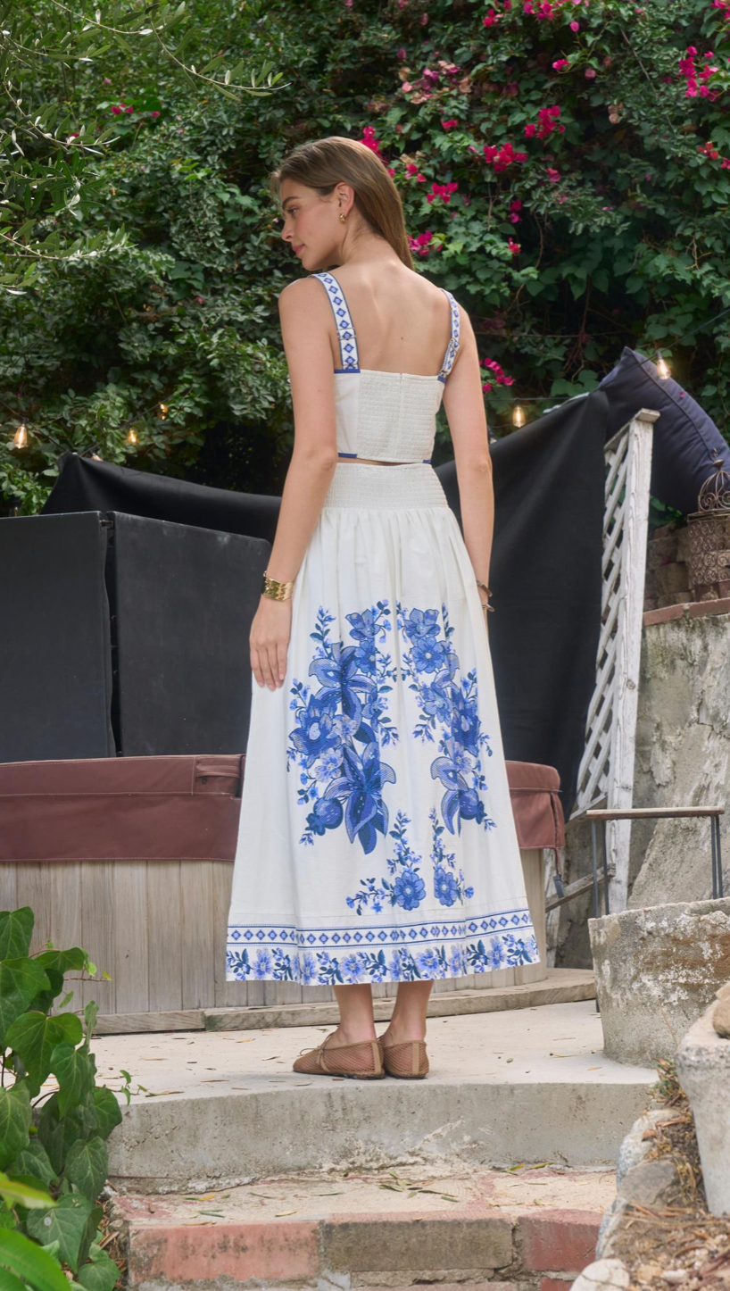 Floral Midi Skirt