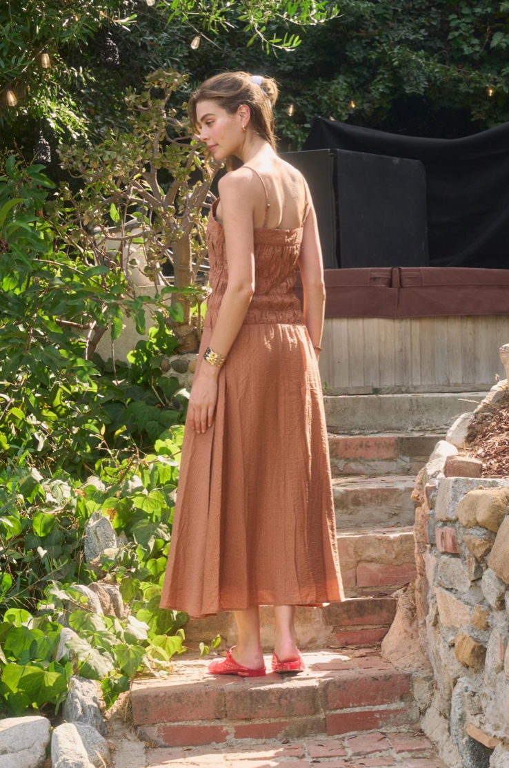 Spaghetti Strap Midi Dress