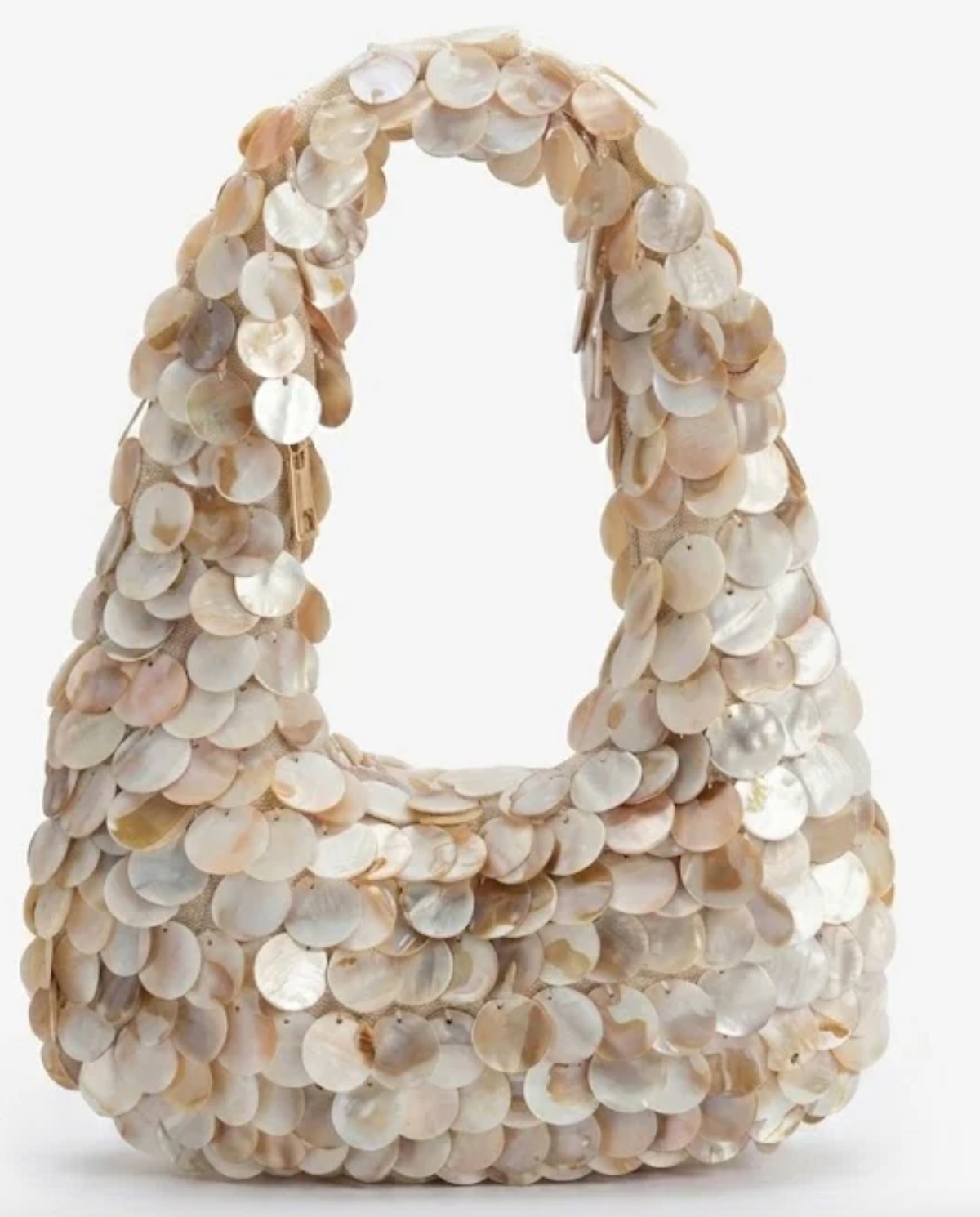 Marina Natural Shell Crossbody