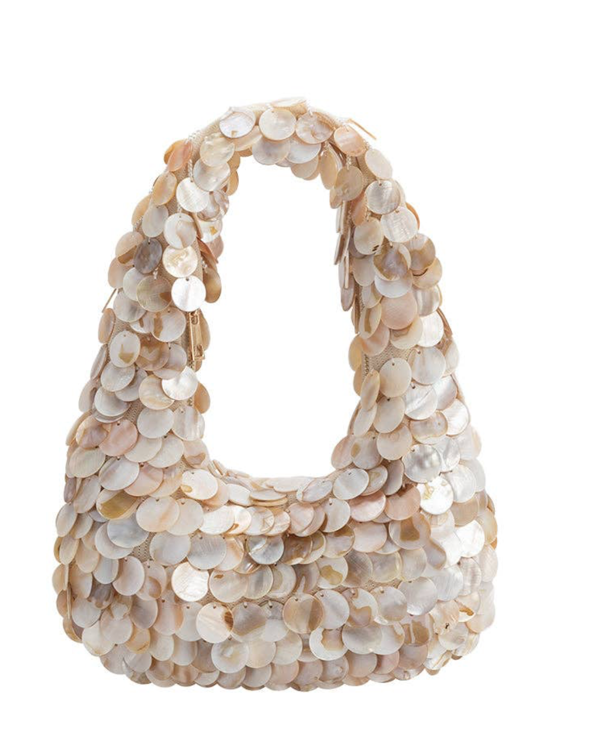 Marina Natural Shell Crossbody