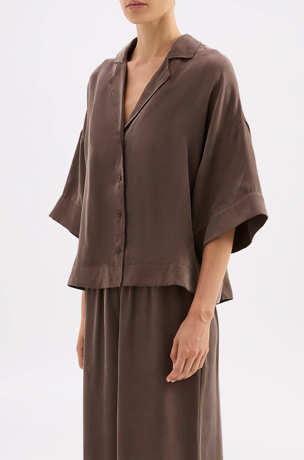 Rika SS Cupro Shirt