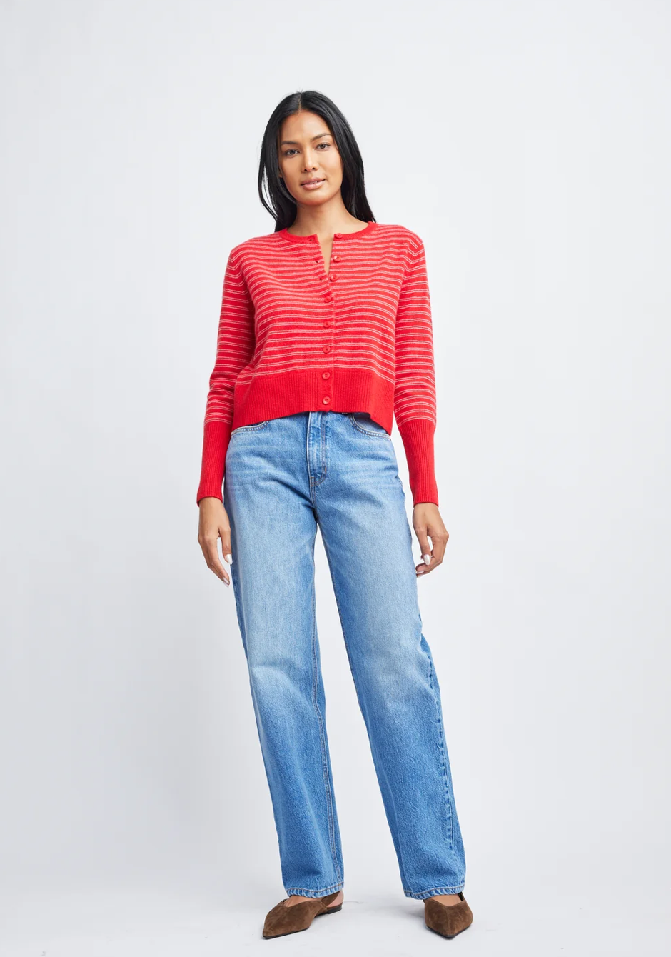 Lucy Shrunken Cashmere Cardigan