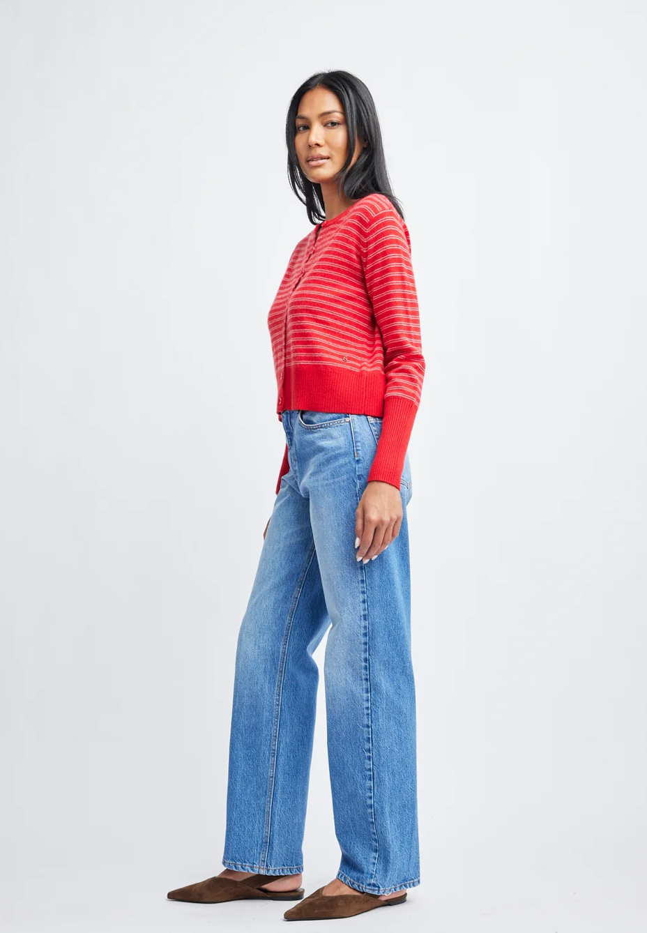 Lucy Shrunken Cashmere Cardigan