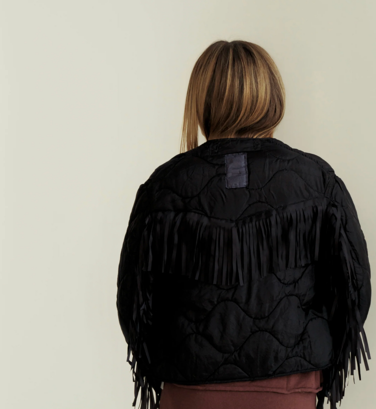 Military Liner Fringe Jacket.