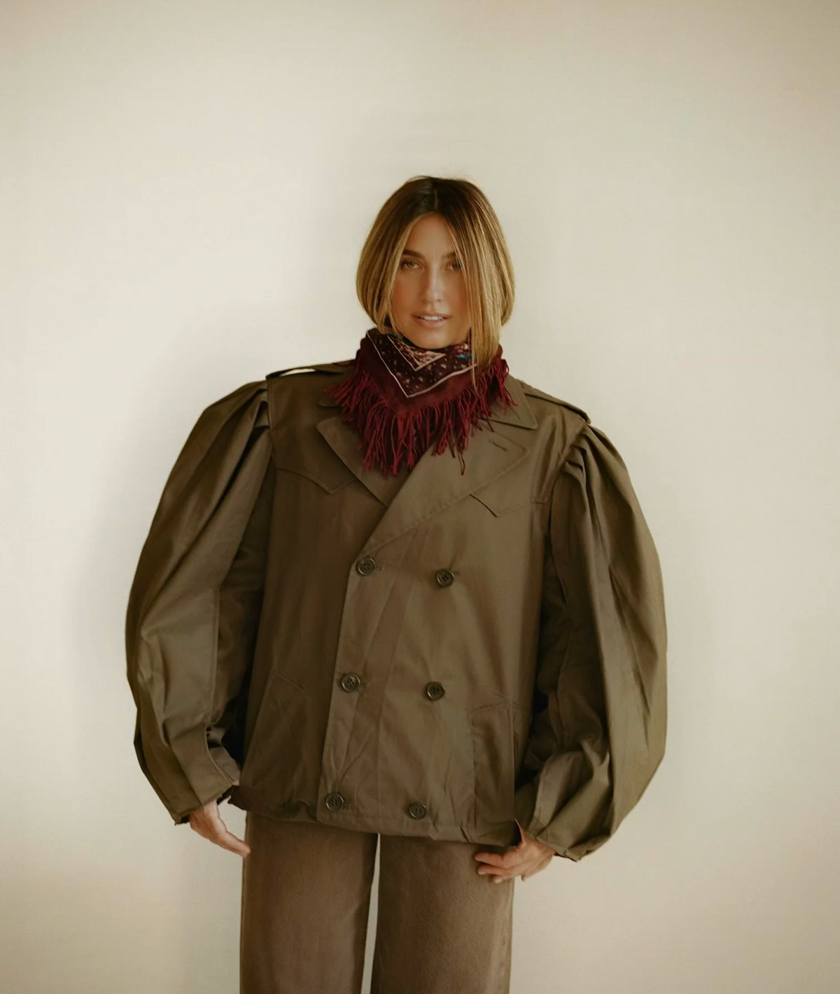 The Puffed Sleeve Trench
