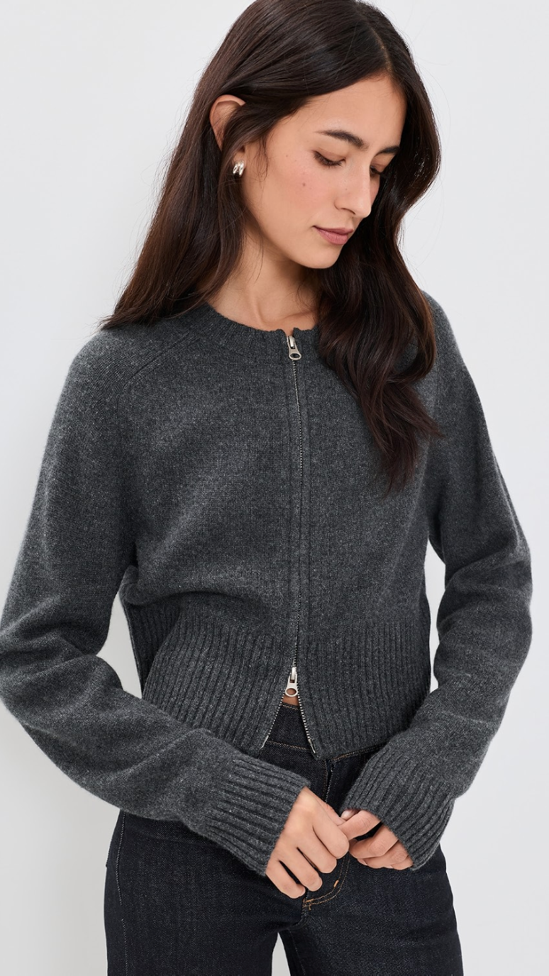 Eddie Zip Up Cardigan