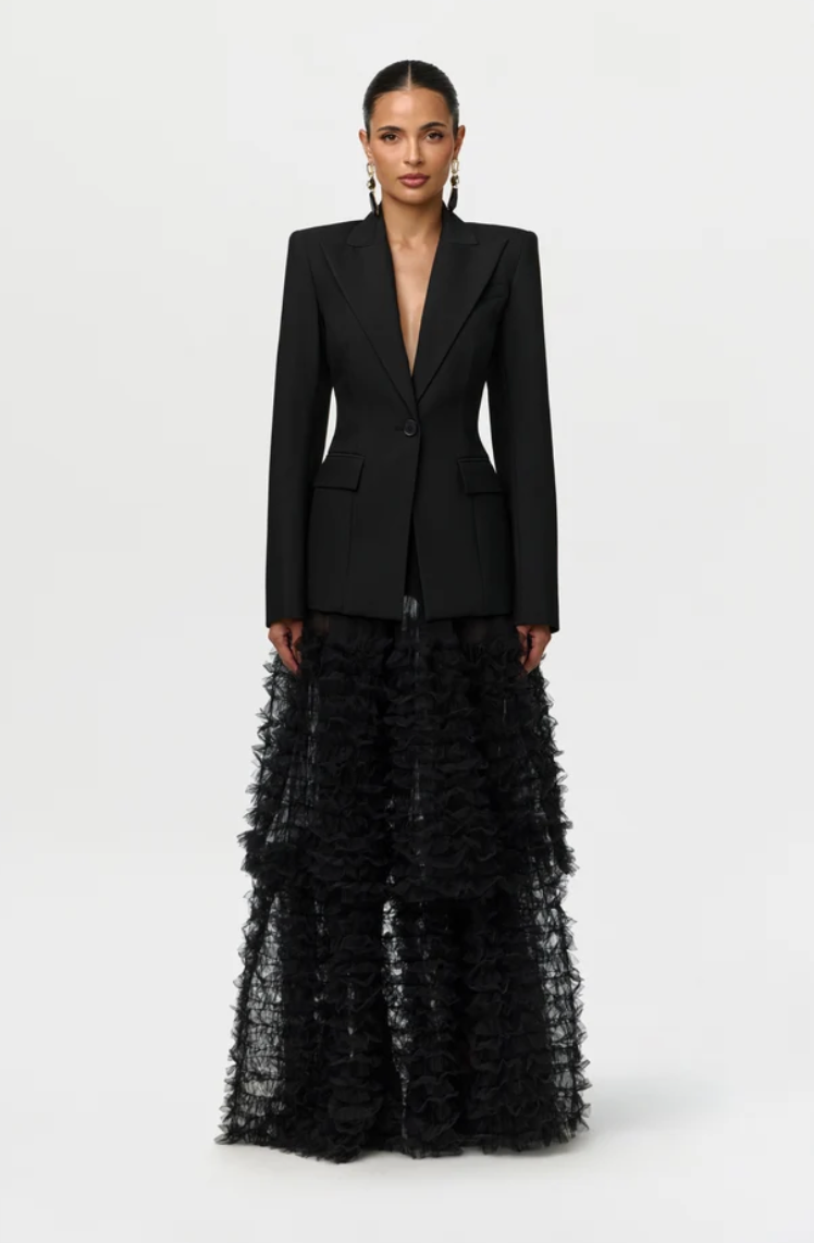 Mesh Maxi Skirt