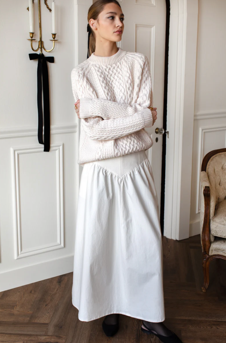 A Line Maxi Skirt