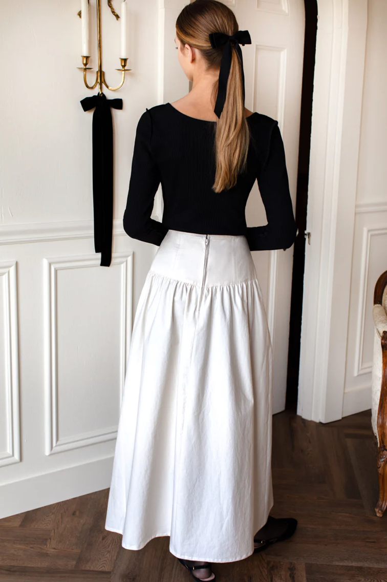 A Line Maxi Skirt