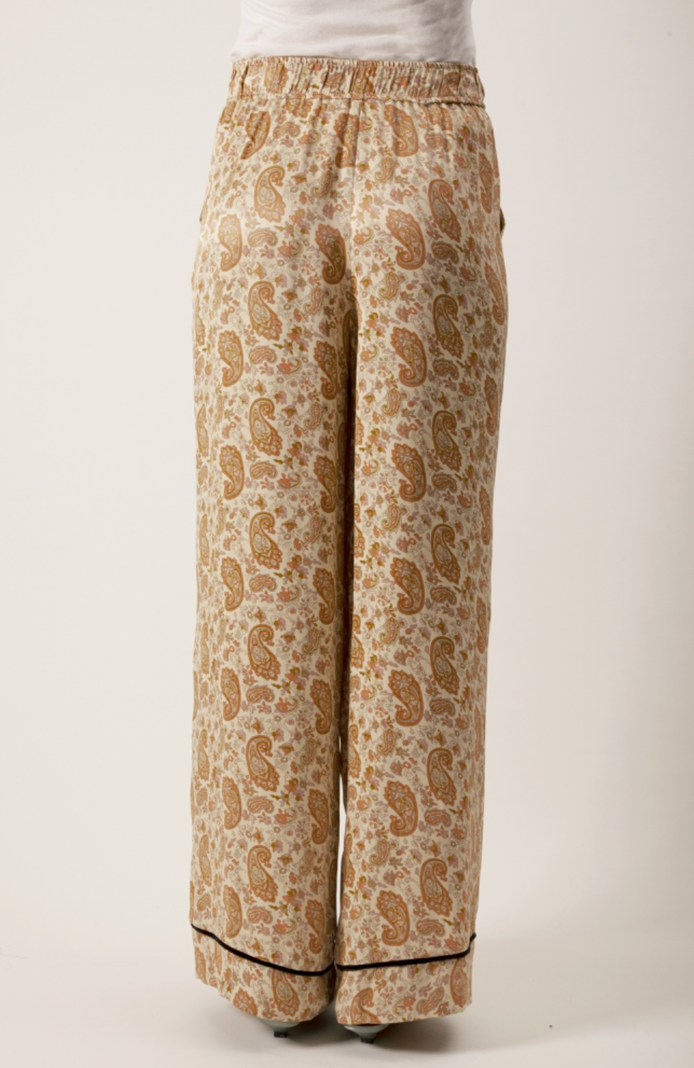 Paisley Print Wide Leg Pant
