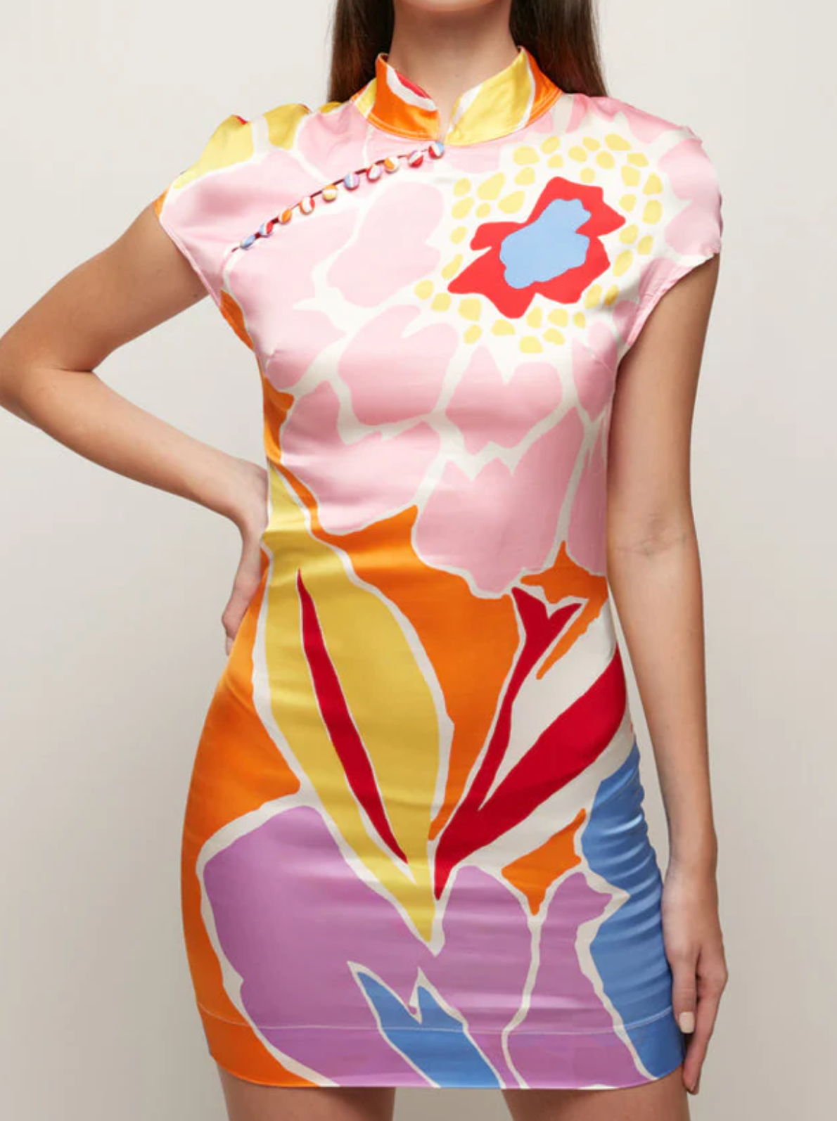 Cheongsam Mini Dress