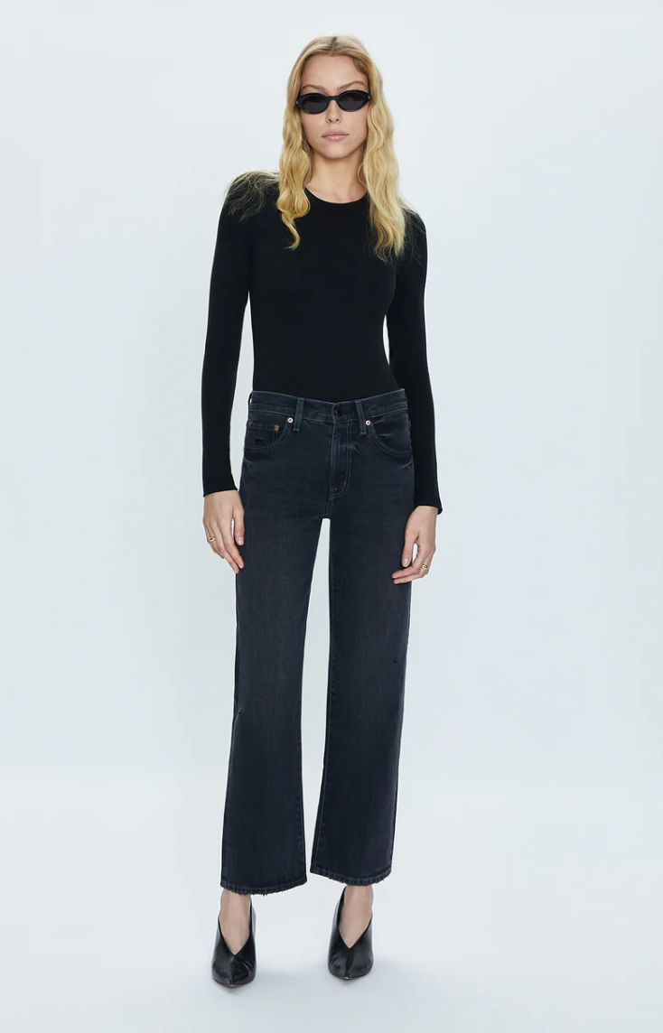 Pistola Lexi Mid Rise Bowed Straight