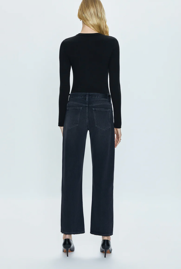 Pistola Lexi Mid Rise Bowed Straight